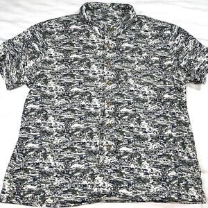 Duluth Shirt Mens Size 2XL Multicolor Nature Pattern Un-Longtail T Button Casual